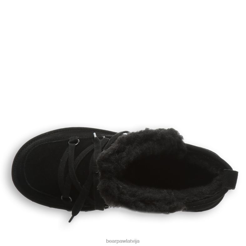 melns sievietes zābaki BEARPAW retro mondi P2XFF153