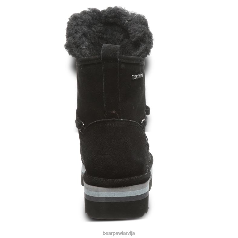 melns sievietes zābaki BEARPAW retro mondi P2XFF153