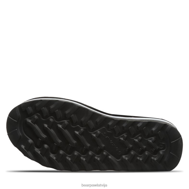 melns sievietes zābaki BEARPAW retro īss P2XFF30