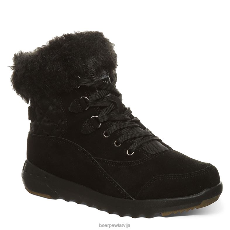 melns sievietes zābaki BEARPAW robins P2XFF53