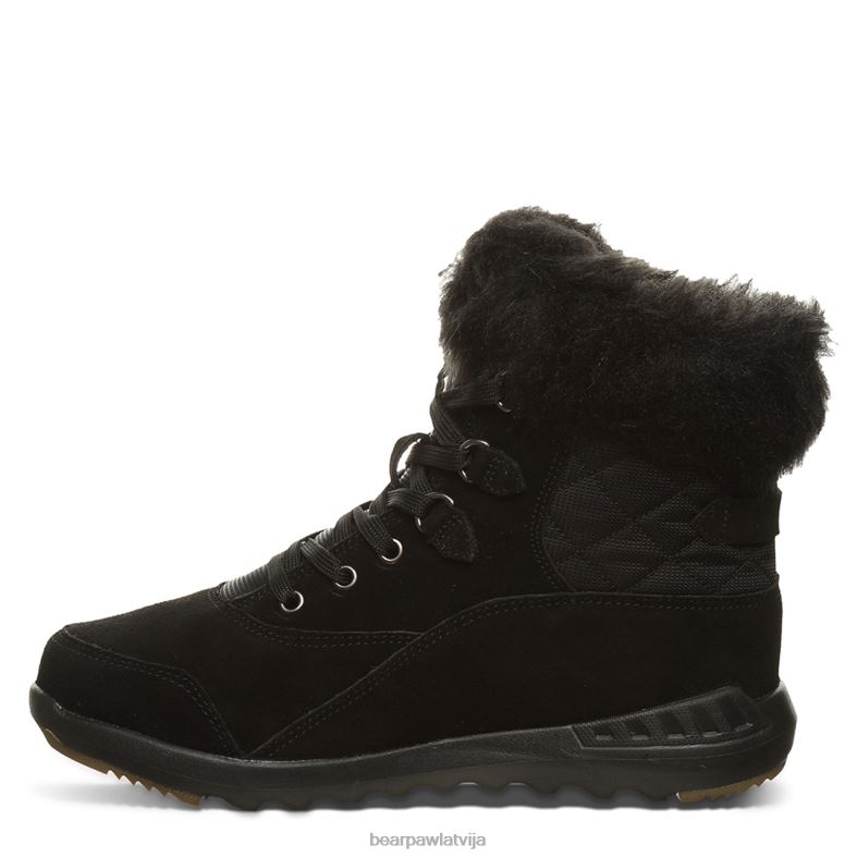 melns sievietes zābaki BEARPAW robins P2XFF53