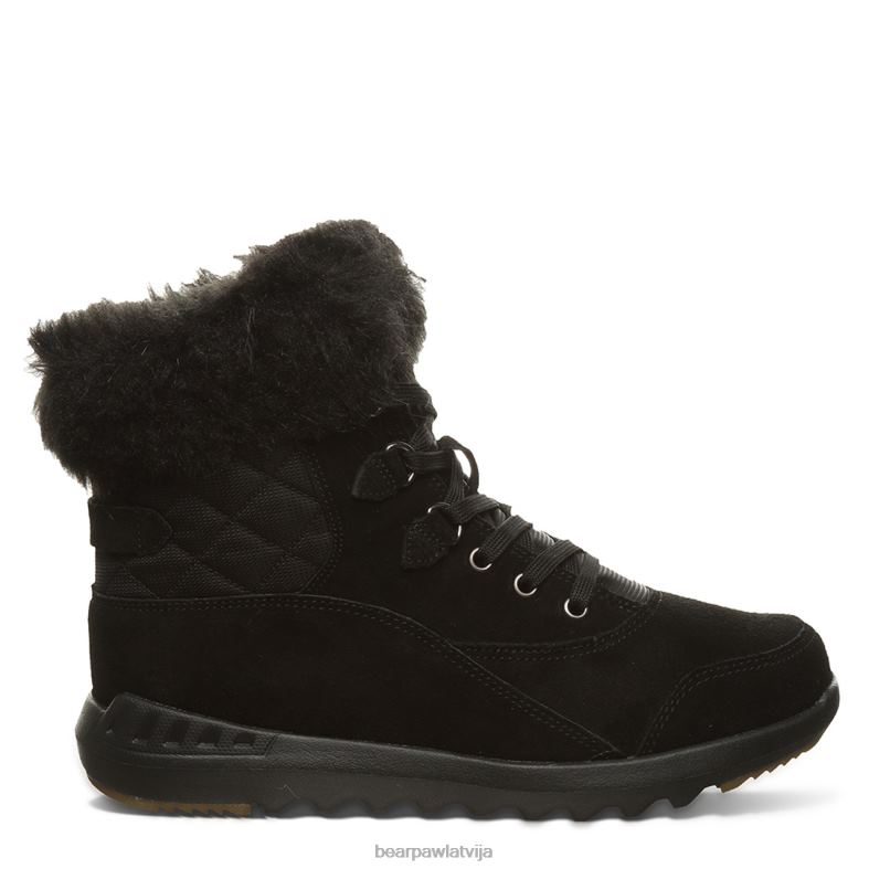 melns sievietes zābaki BEARPAW robins P2XFF53