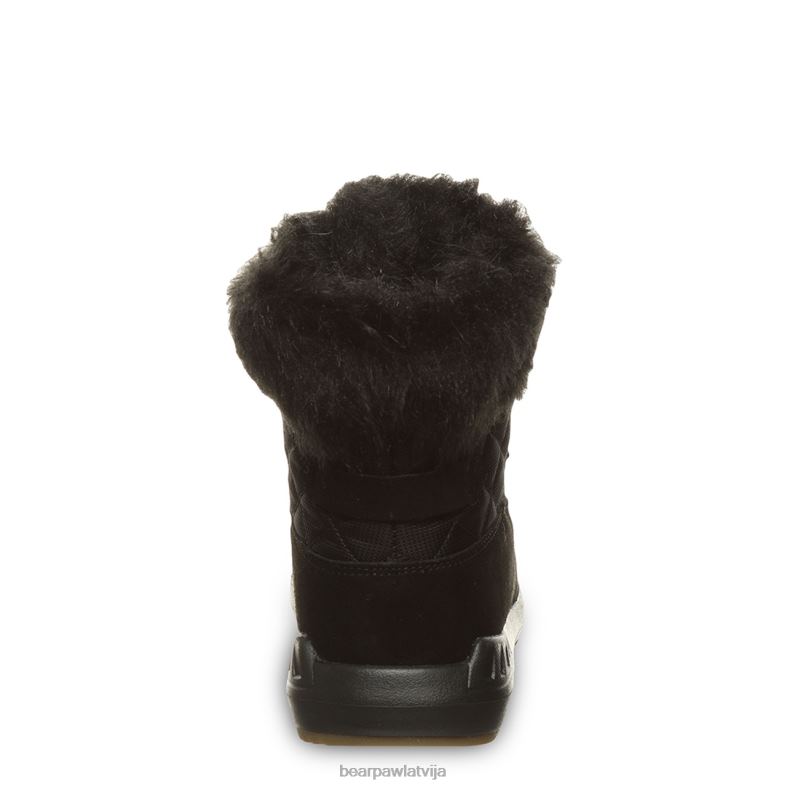 melns sievietes zābaki BEARPAW robins P2XFF53