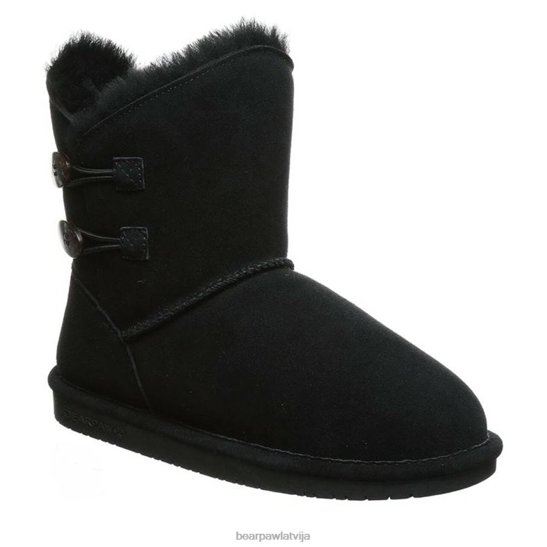 melns sievietes zābaki BEARPAW rozaline plats P2XFF135