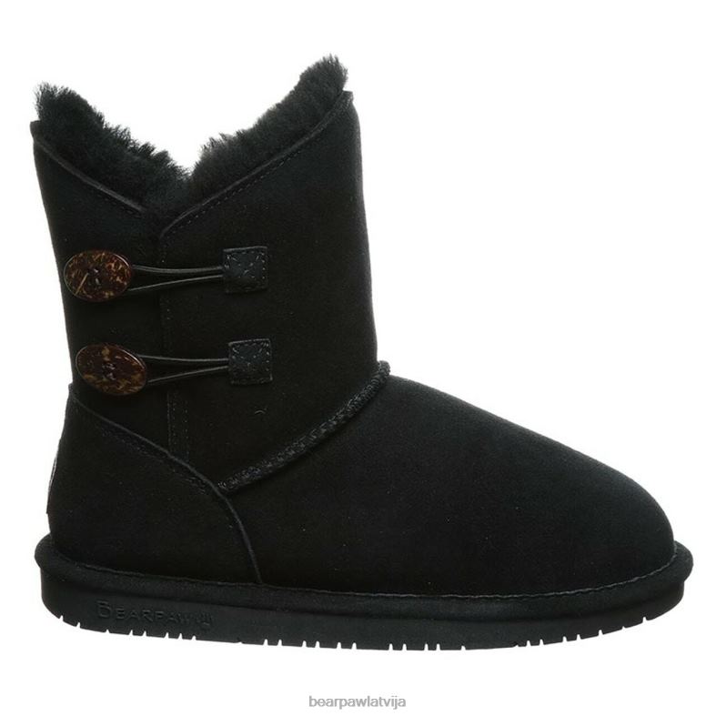 melns sievietes zābaki BEARPAW rozaline plats P2XFF135