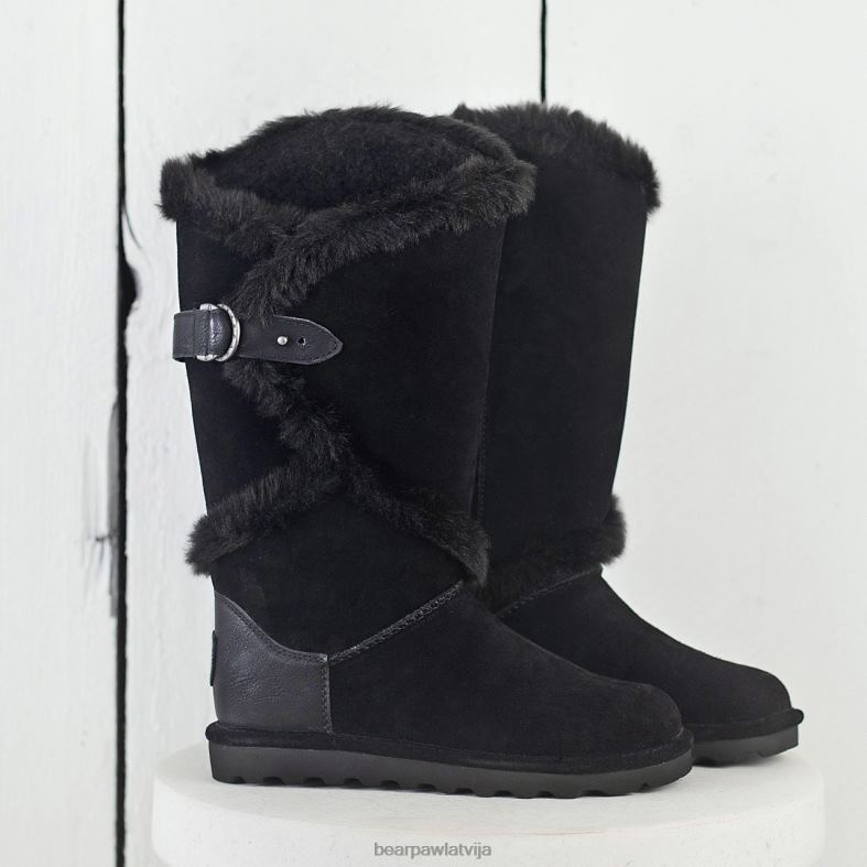 melns sievietes zābaki BEARPAW sheilah P2XFF234