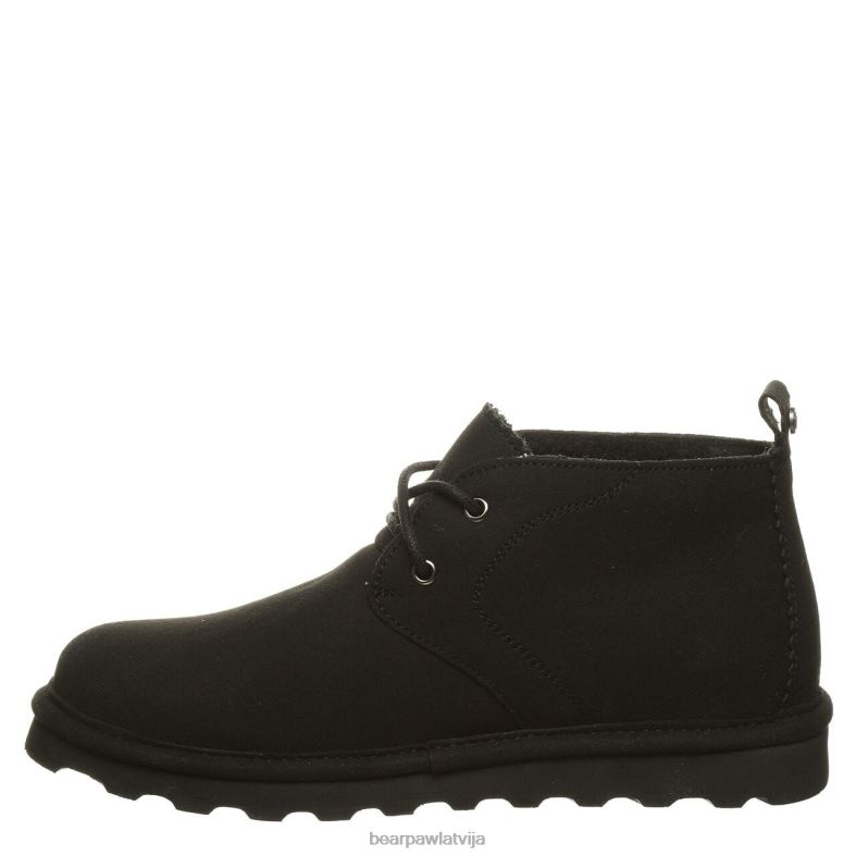 melns sievietes zābaki BEARPAW skye vegāns P2XFF182