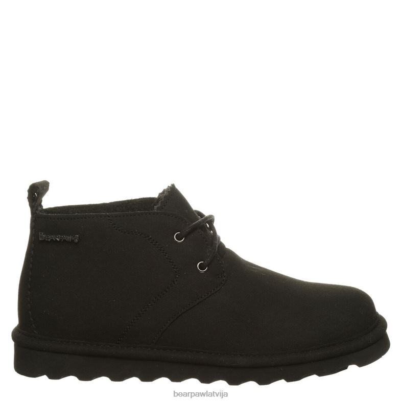 melns sievietes zābaki BEARPAW skye vegāns P2XFF182