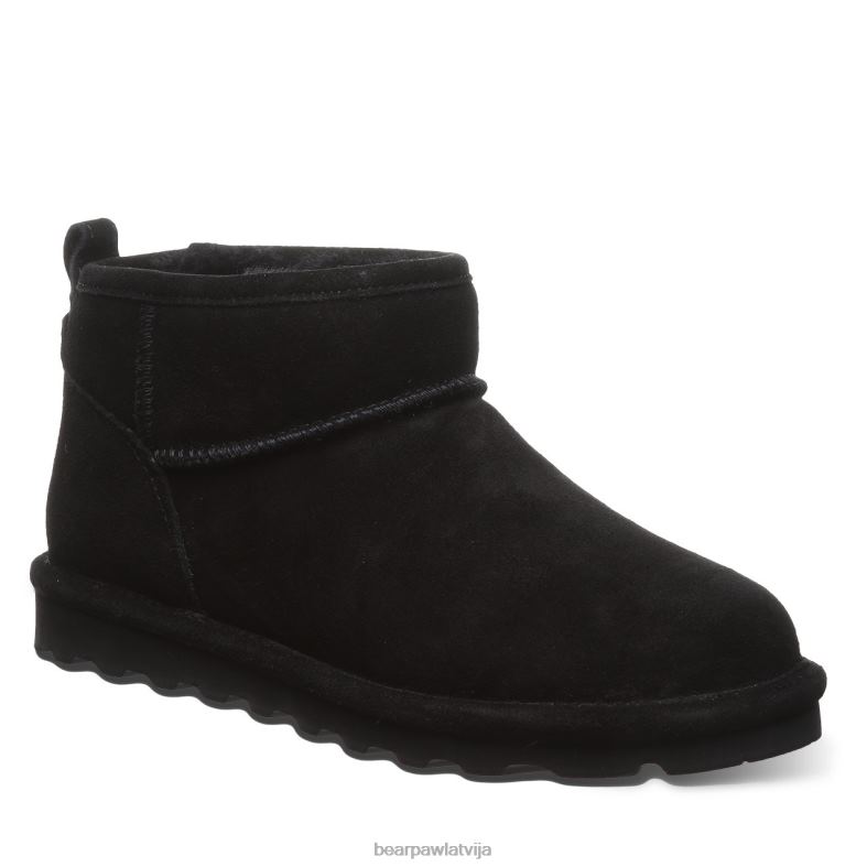 melns sievietes zābaki BEARPAW īss P2XFF40