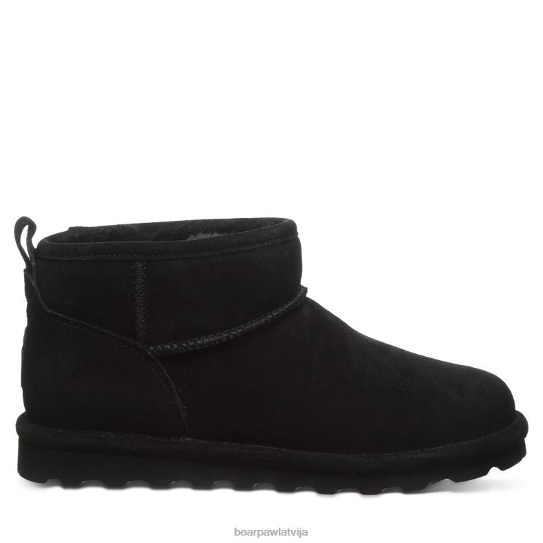 melns sievietes zābaki BEARPAW īss P2XFF40