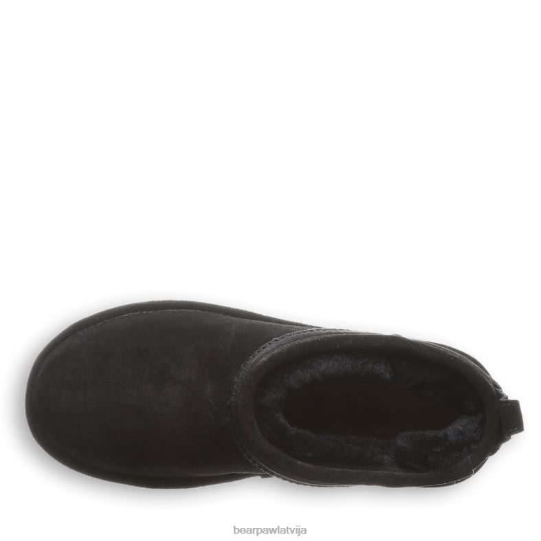 melns sievietes zābaki BEARPAW īss P2XFF40