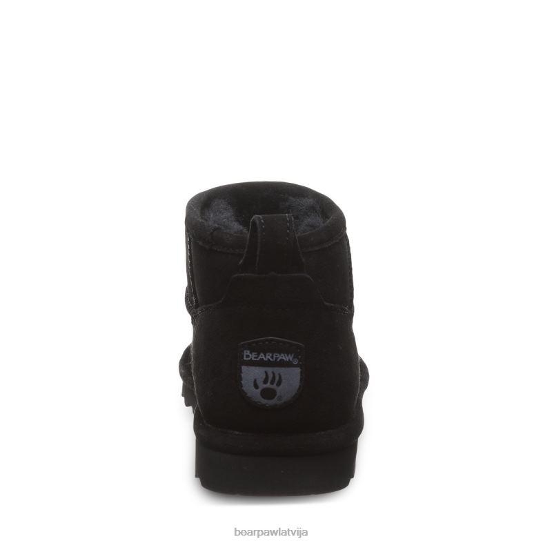 melns sievietes zābaki BEARPAW īss P2XFF40