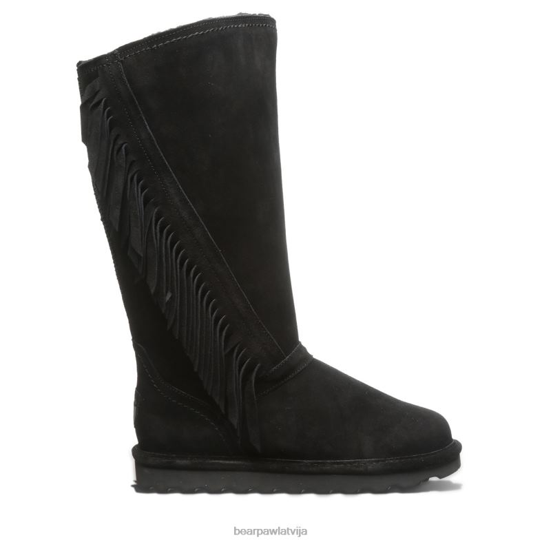 melns sievietes zābaki BEARPAW tamāra P2XFF25