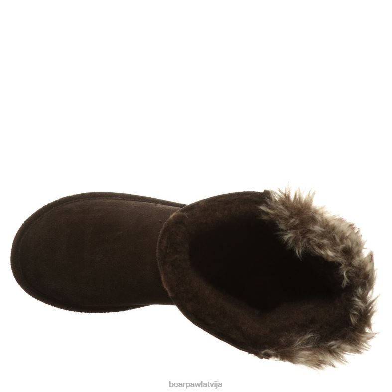 šokolāde sievietes zābaki BEARPAW Eloise P2XFF230