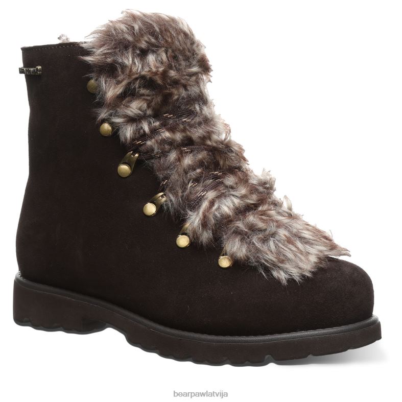 šokolāde sievietes zābaki BEARPAW alisa P2XFF146