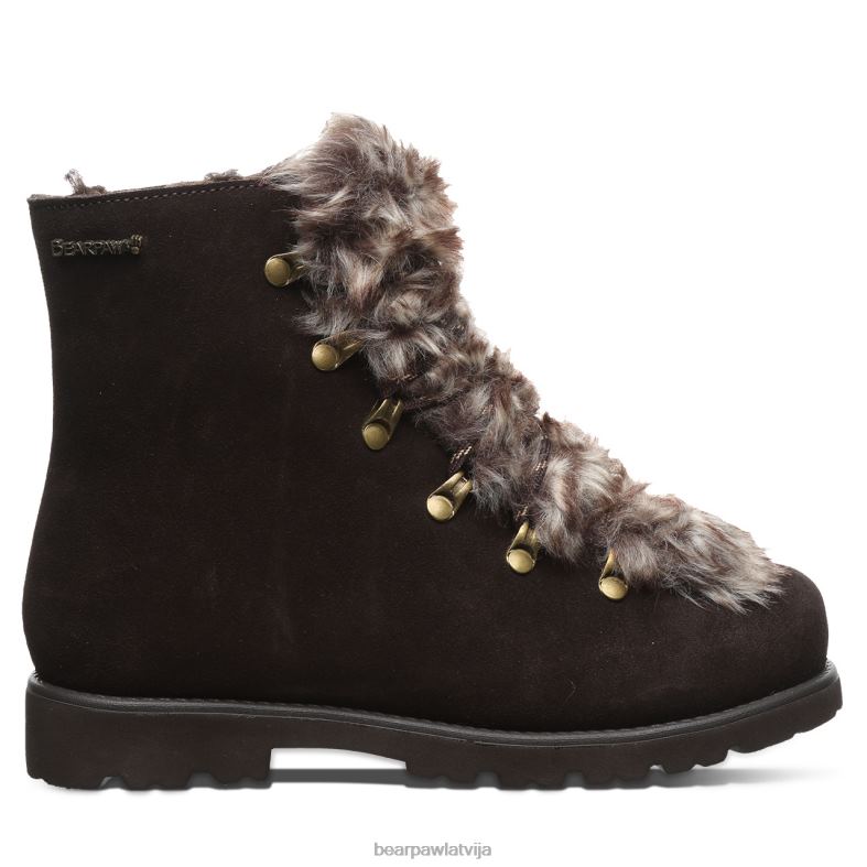 šokolāde sievietes zābaki BEARPAW alisa P2XFF146