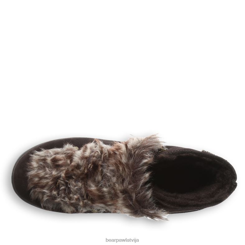 šokolāde sievietes zābaki BEARPAW alisa P2XFF146