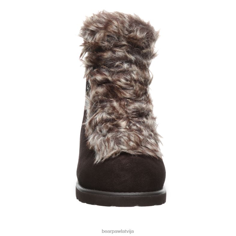 šokolāde sievietes zābaki BEARPAW alisa P2XFF146