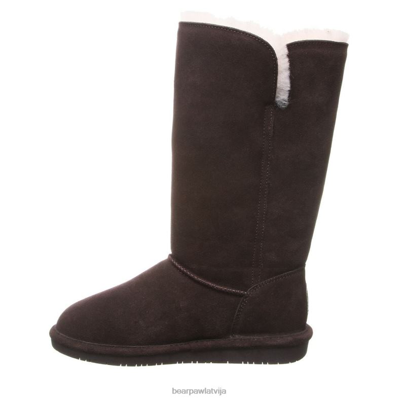 šokolāde sievietes zābaki BEARPAW lori P2XFF173