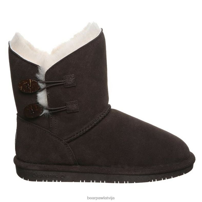 šokolāde sievietes zābaki BEARPAW rozalīns P2XFF185