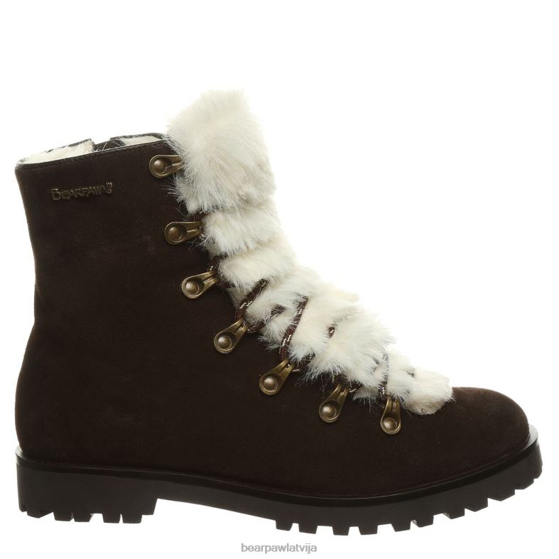 šokolāde sievietes zābaki BEARPAW vanna P2XFF195