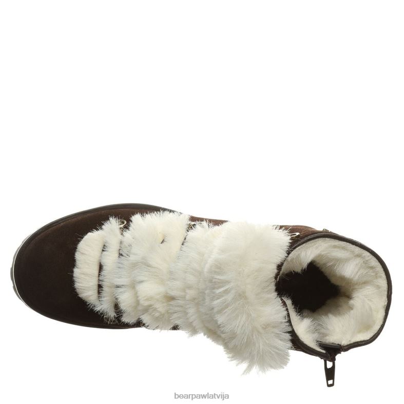 šokolāde sievietes zābaki BEARPAW vanna P2XFF195