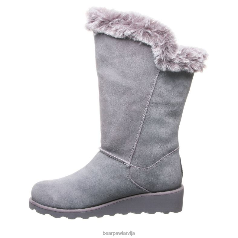 pelēka migla sievietes zābaki BEARPAW Genevieve P2XFF69