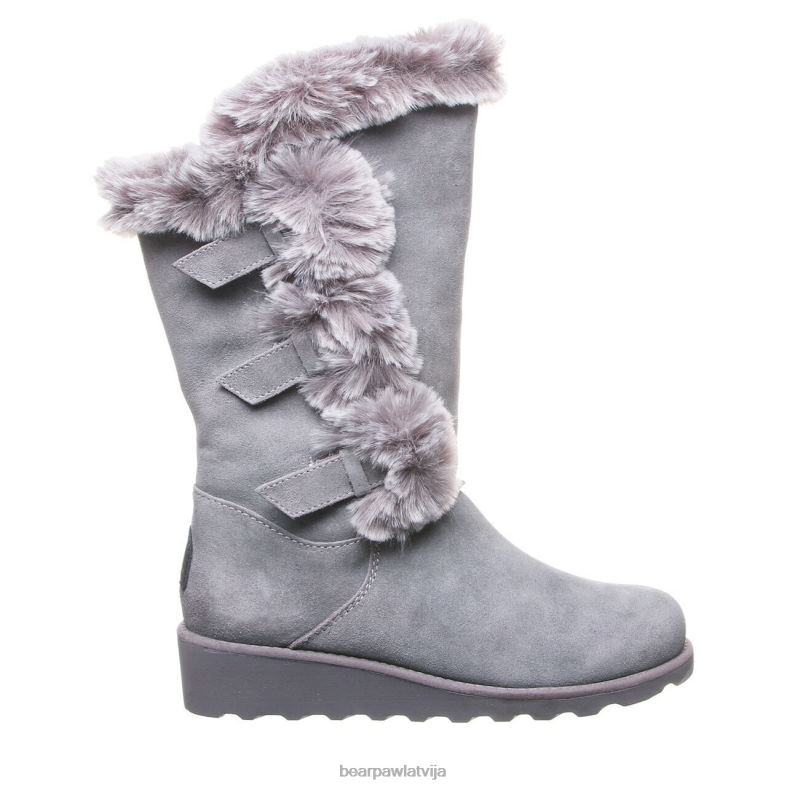 pelēka migla sievietes zābaki BEARPAW Genevieve P2XFF69