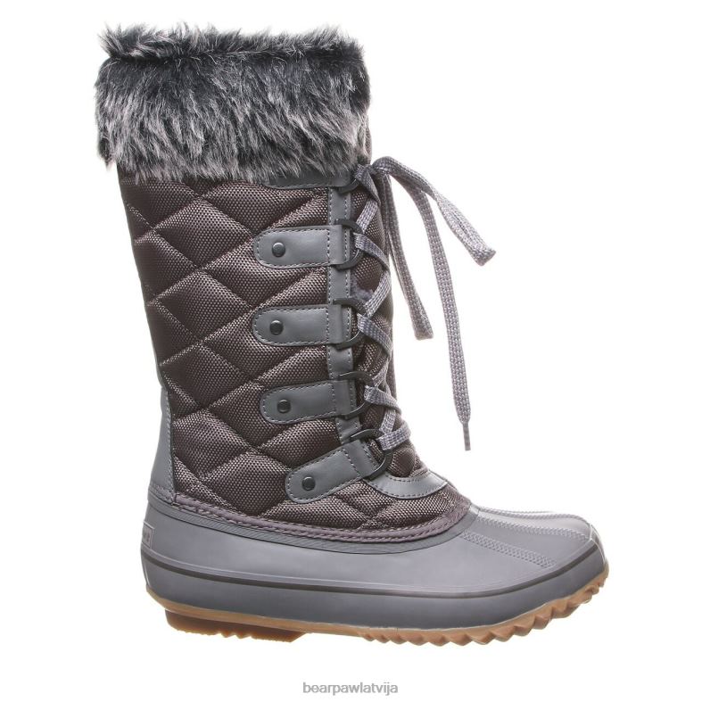 pelēka migla sievietes zābaki BEARPAW Mckinley P2XFF226