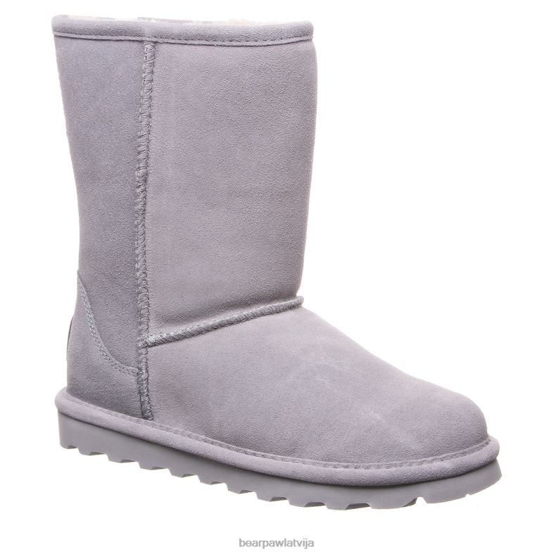pelēka migla sievietes zābaki BEARPAW elle īss plats P2XFF12