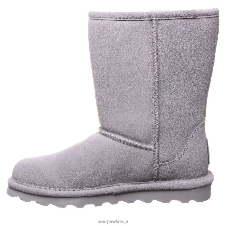 pelēka migla sievietes zābaki BEARPAW elle īss plats P2XFF12