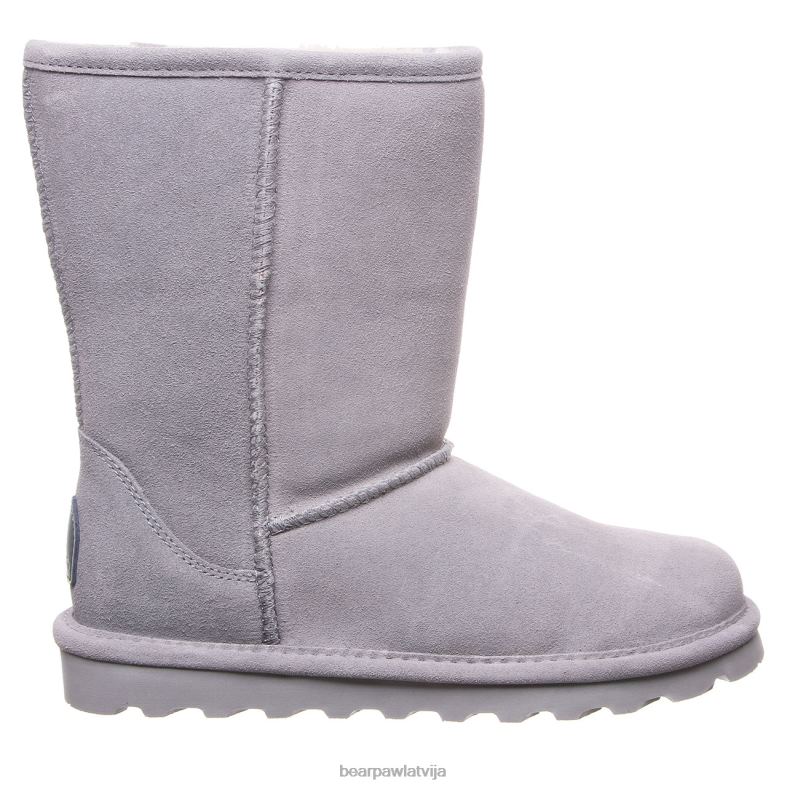 pelēka migla sievietes zābaki BEARPAW elle īss plats P2XFF12