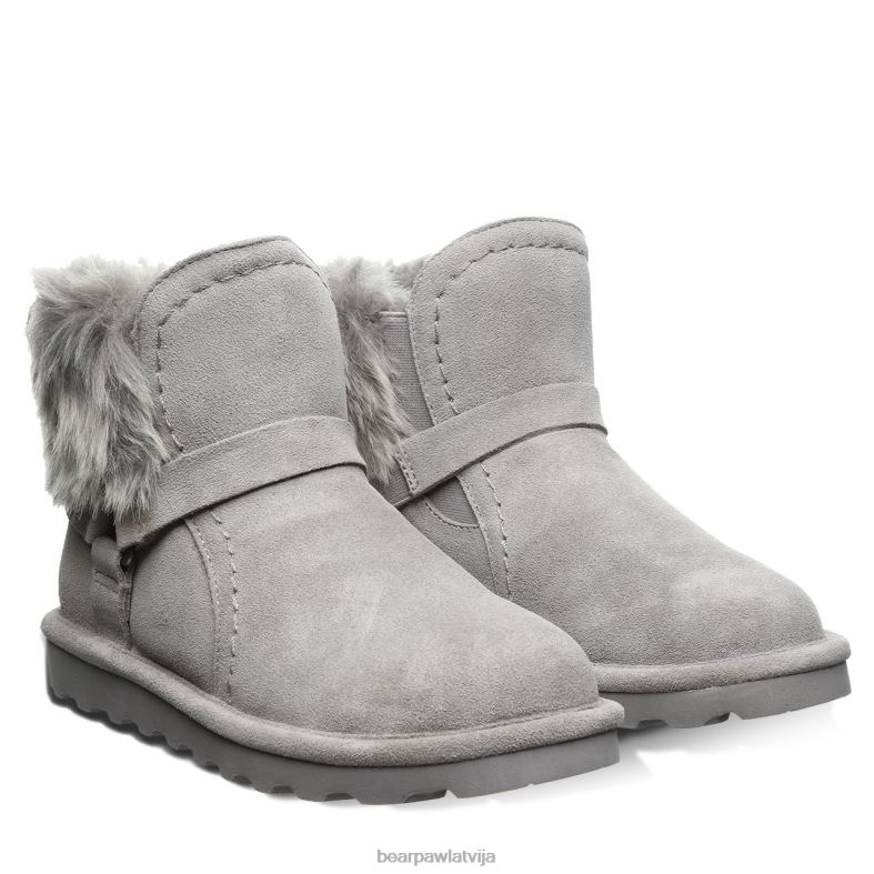 pelēka migla sievietes zābaki BEARPAW konnija P2XFF42