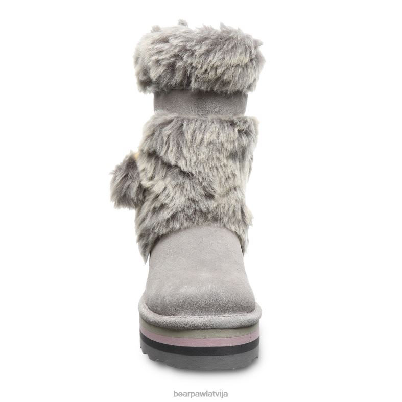 pelēka migla sievietes zābaki BEARPAW retro tama P2XFF151