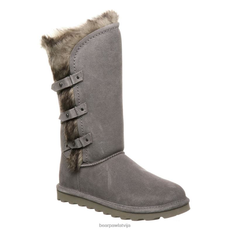 pelēka migla sievietes zābaki BEARPAW smirģelis P2XFF209