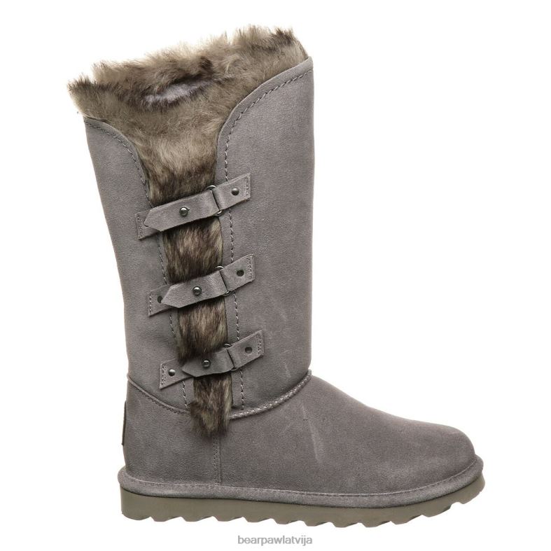 pelēka migla sievietes zābaki BEARPAW smirģelis P2XFF209