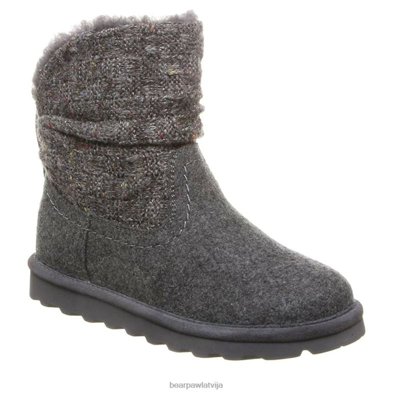 pelēks sievietes zābaki BEARPAW Virdžīnija P2XFF237