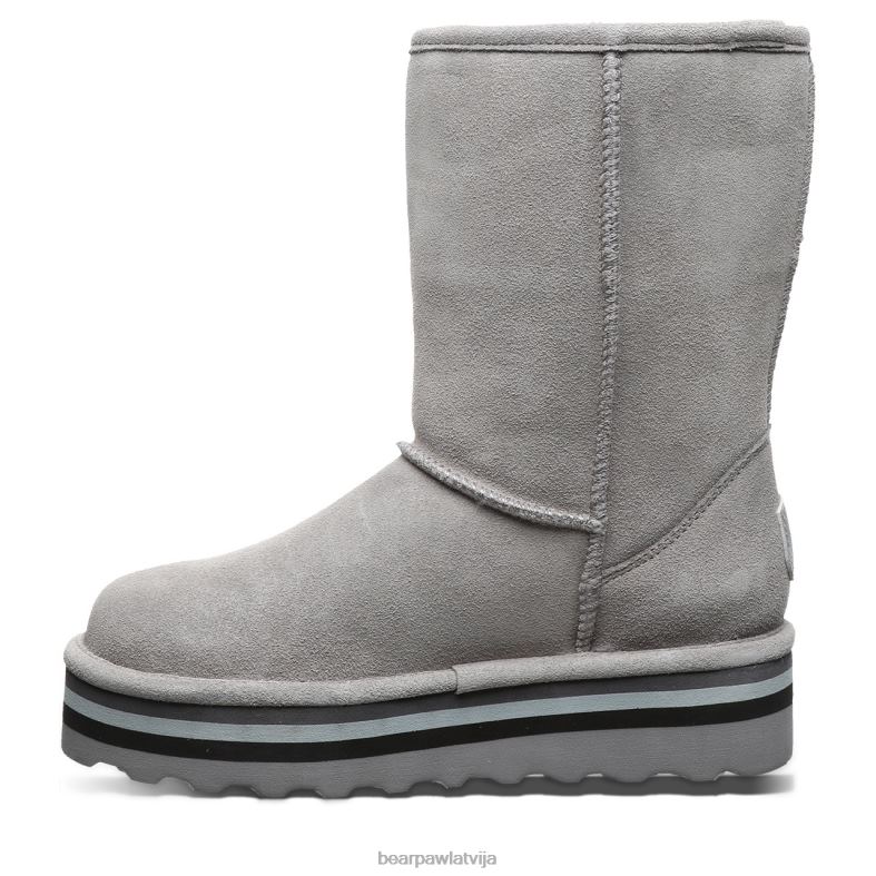 pelēks sievietes zābaki BEARPAW retro elle P2XFF159