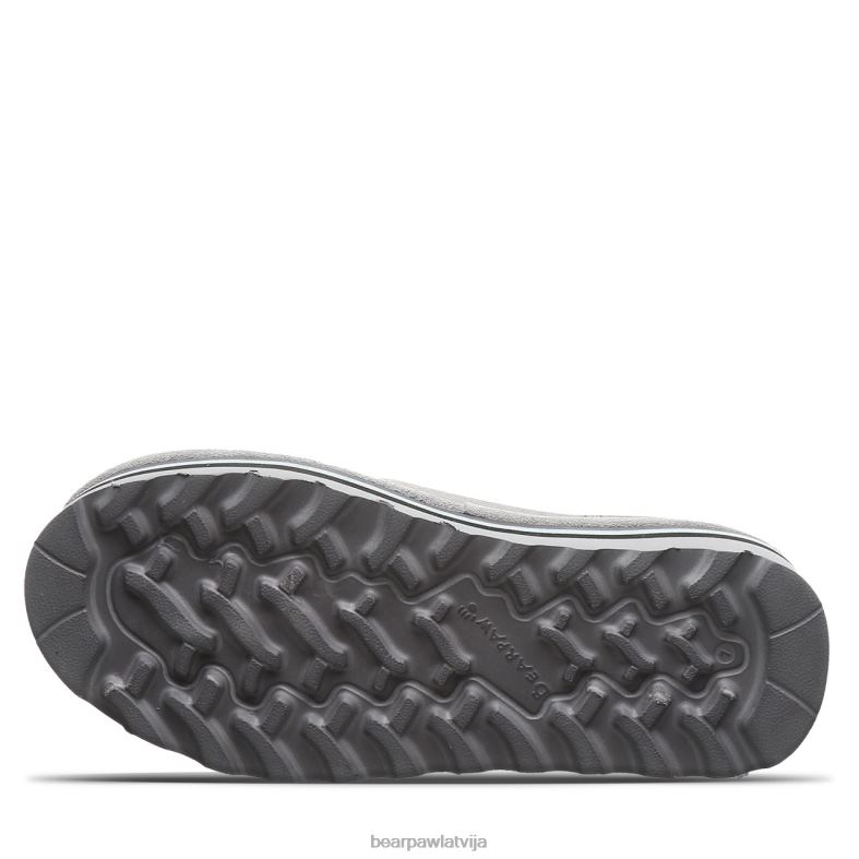 pelēks sievietes zābaki BEARPAW retro elle P2XFF159