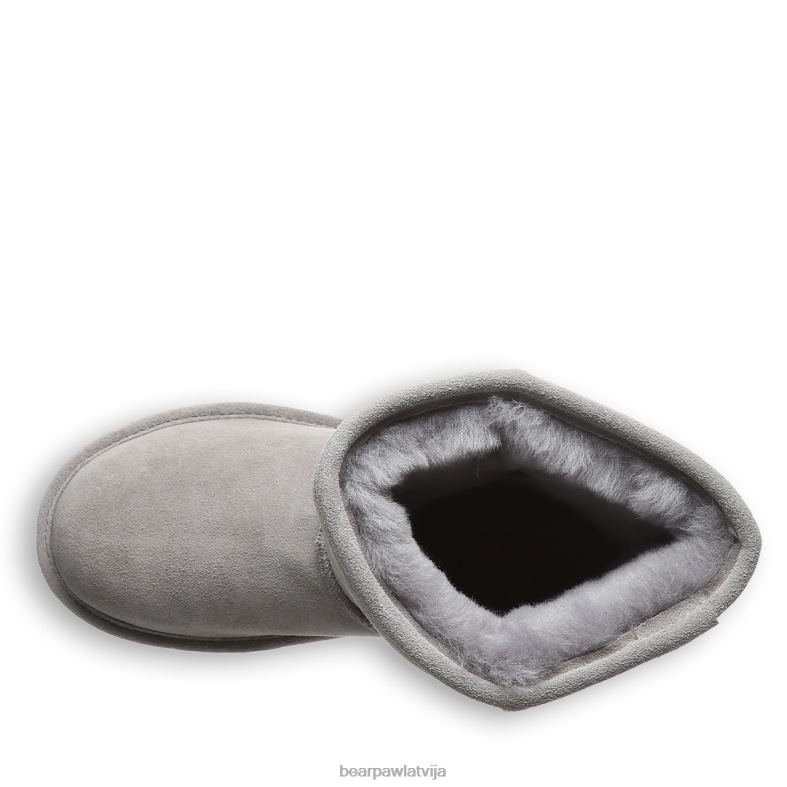 pelēks sievietes zābaki BEARPAW retro elle P2XFF159