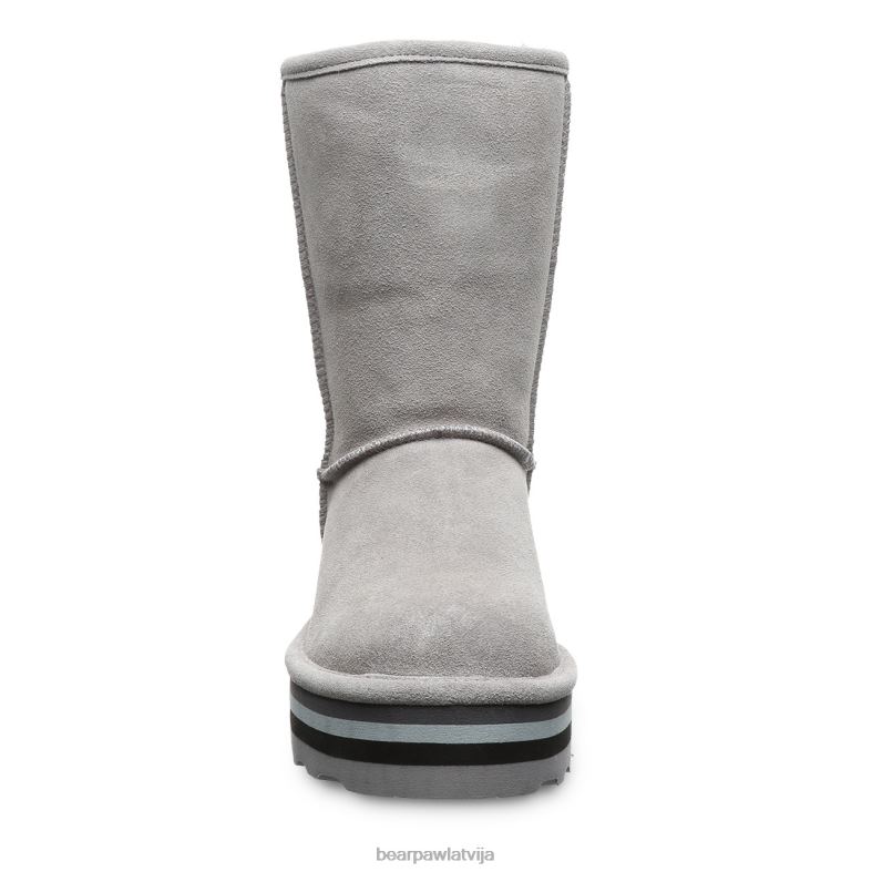 pelēks sievietes zābaki BEARPAW retro elle P2XFF159