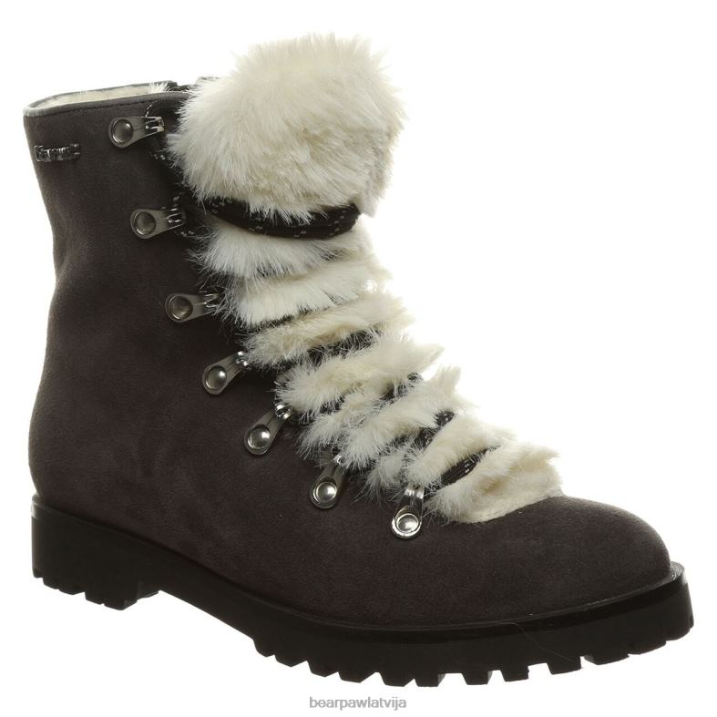 pelēks sievietes zābaki BEARPAW vanna P2XFF196