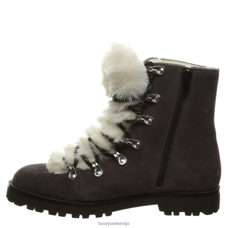 pelēks sievietes zābaki BEARPAW vanna P2XFF196