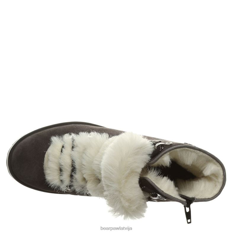 pelēks sievietes zābaki BEARPAW vanna P2XFF196