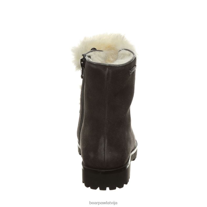 pelēks sievietes zābaki BEARPAW vanna P2XFF196
