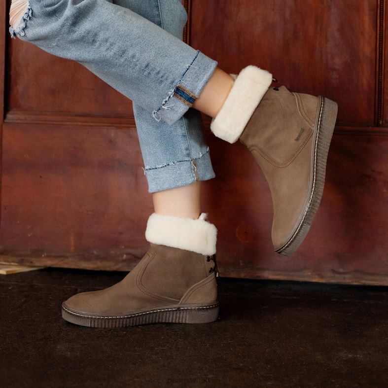 taupe sievietes zābaki BEARPAW Leticia P2XFF7