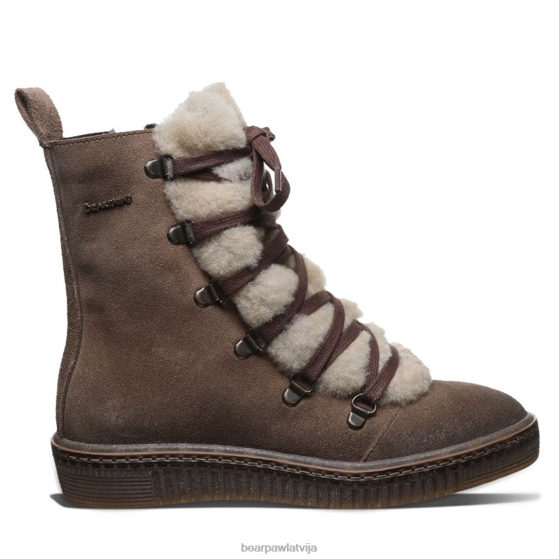taupe sievietes zābaki BEARPAW celeste P2XFF4