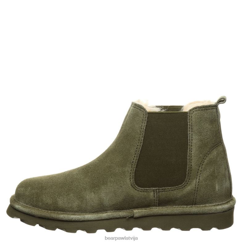 tumšās olīvas sievietes zābaki BEARPAW zīmēja P2XFF49