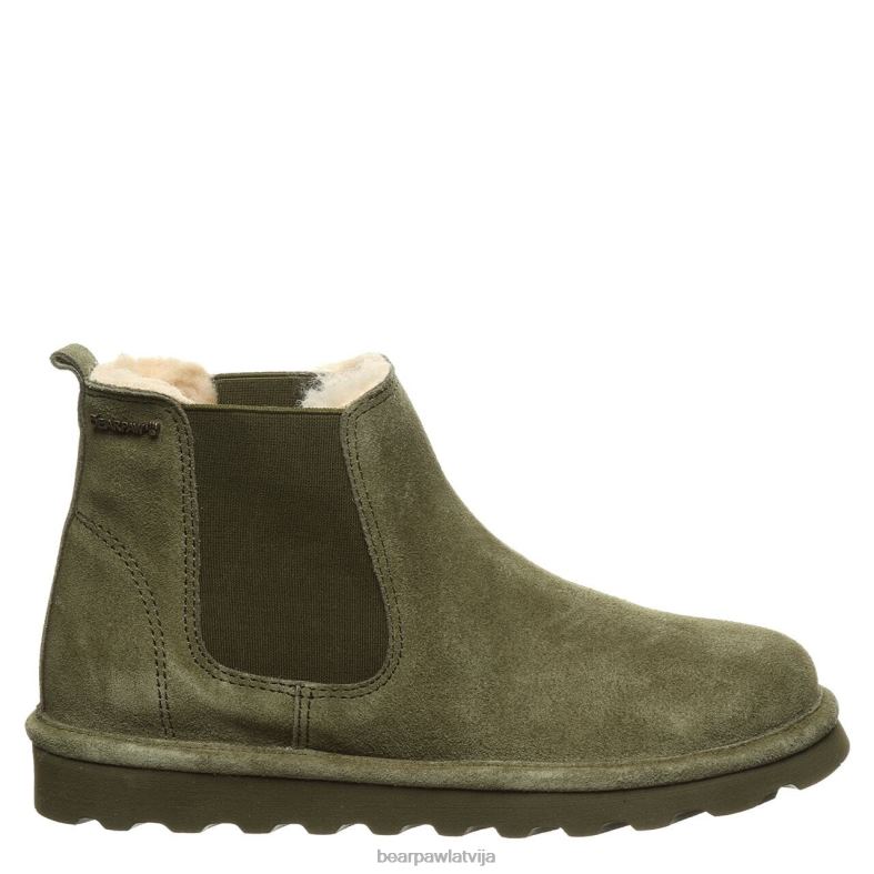 tumšās olīvas sievietes zābaki BEARPAW zīmēja P2XFF49