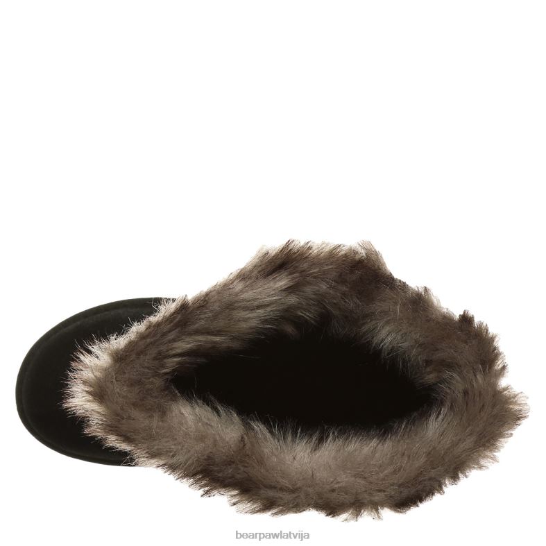 vecumā melns sievietes zābaki BEARPAW smirģelis P2XFF210